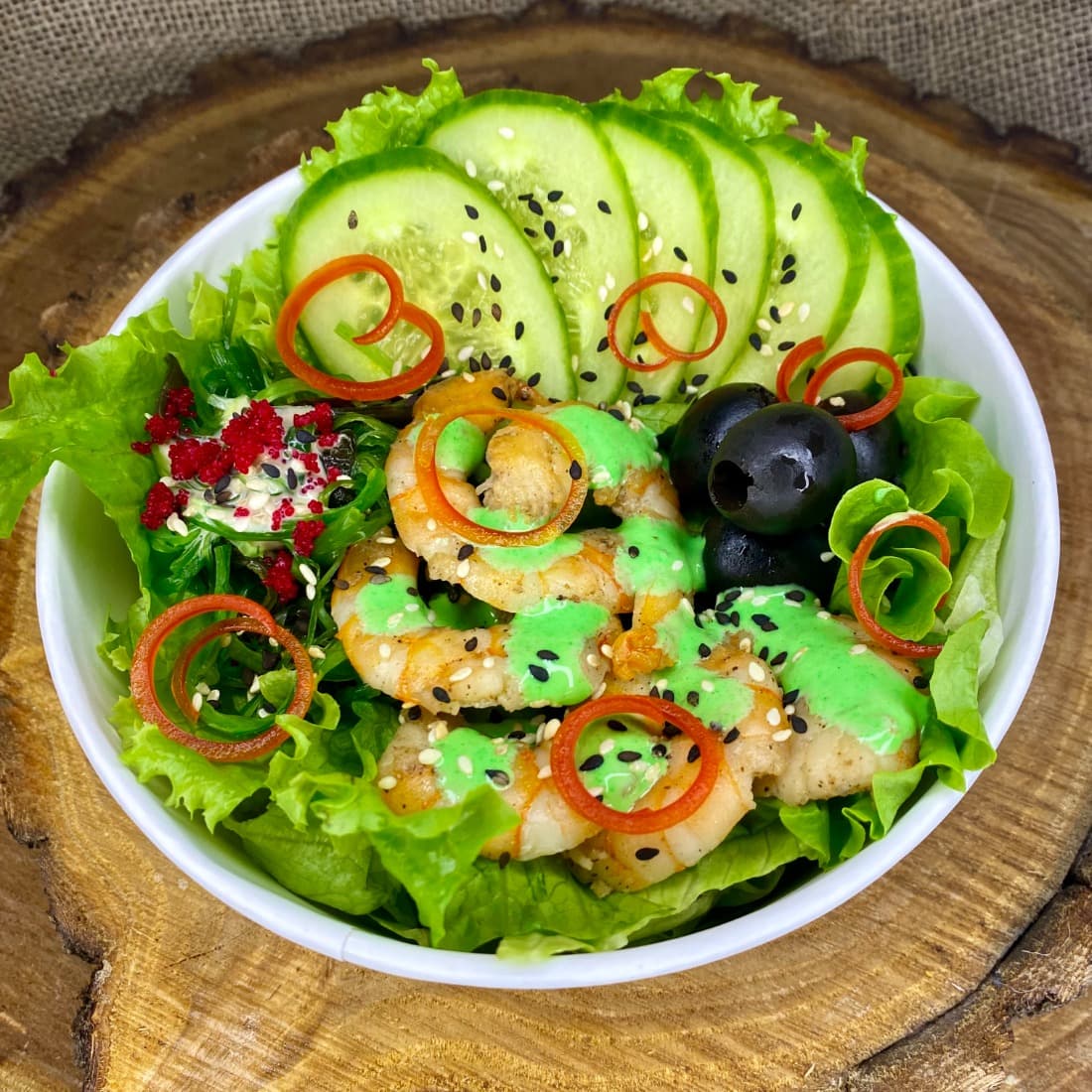 Фото ПОКЕ С ТИГРОВЫМИ КРЕВЕТКАМИ